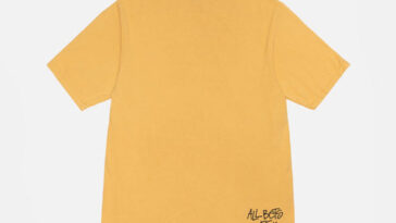 ALL BETS OFF TEE PIGMENT DYED HONEY